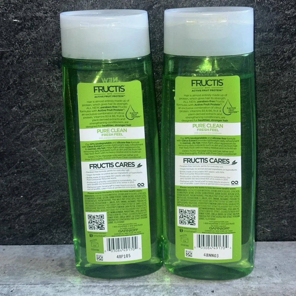 Garnier Fructis  Fortifying Shampoo Pure Clean Original Formula